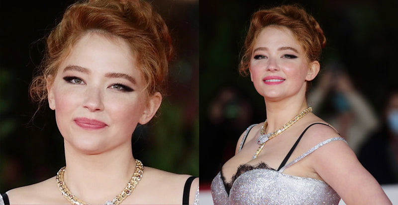 How to re-create actress Haley Bennett's Glamorous Look from the Rome Film Festival,  created by Giannandrea, Celebrity stylist and HPx Creative Director
